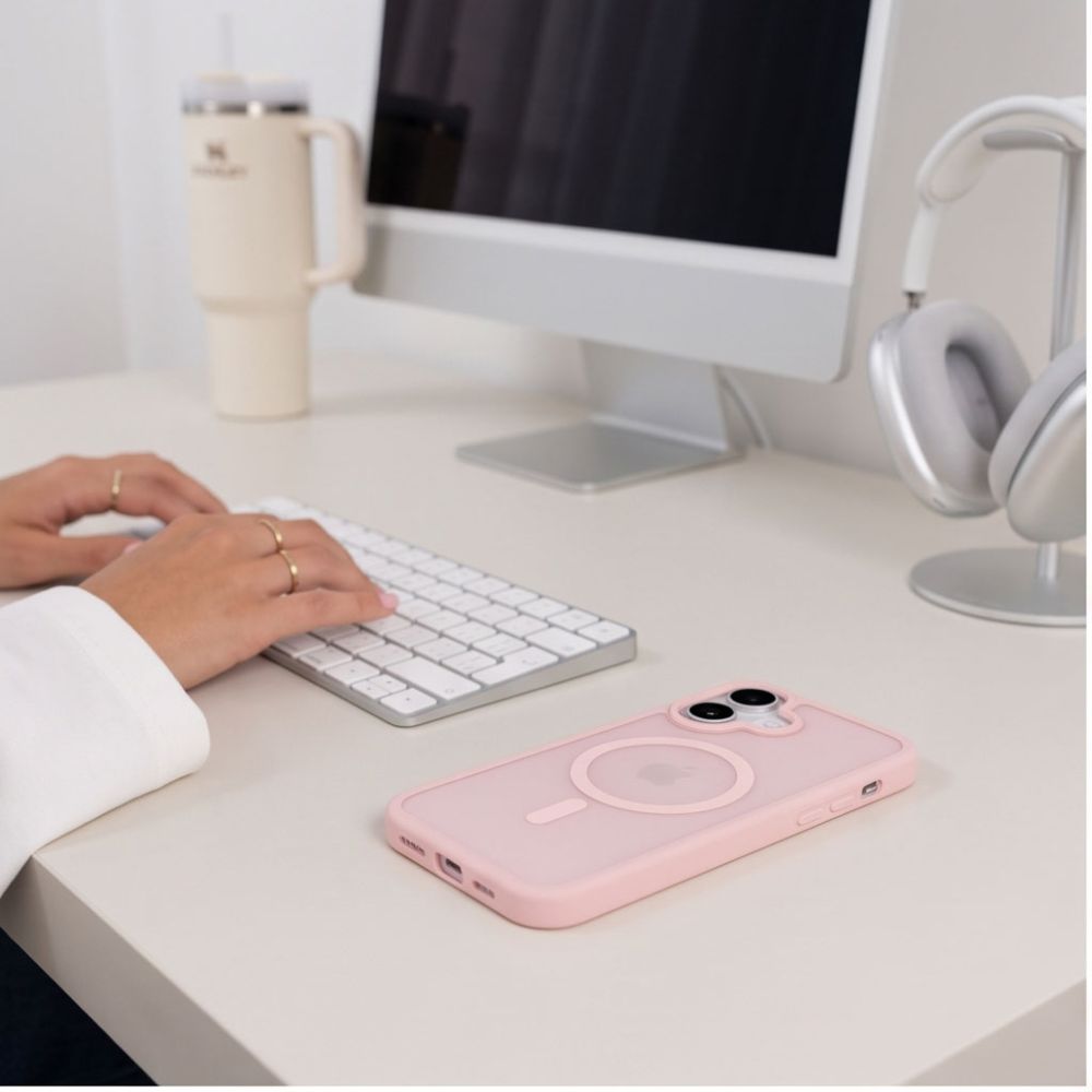 Tech-Protect BasicMag MagSafe iPhone 17 Case - Matte Pink_4