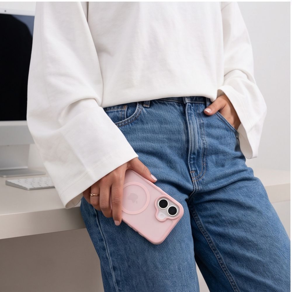 Tech-Protect BasicMag MagSafe iPhone 17 Case - Matte Pink_6