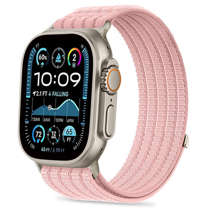 Tech-Protect Nylon Sport Band for Apple Watch 44/45/46/49 mm - Light Pink_0
