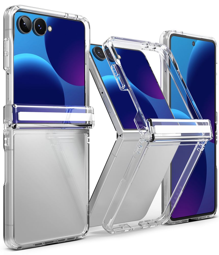 Ringke Fusion Flap Case for Samsung Galaxy Z Flip 8 - Transparent_3