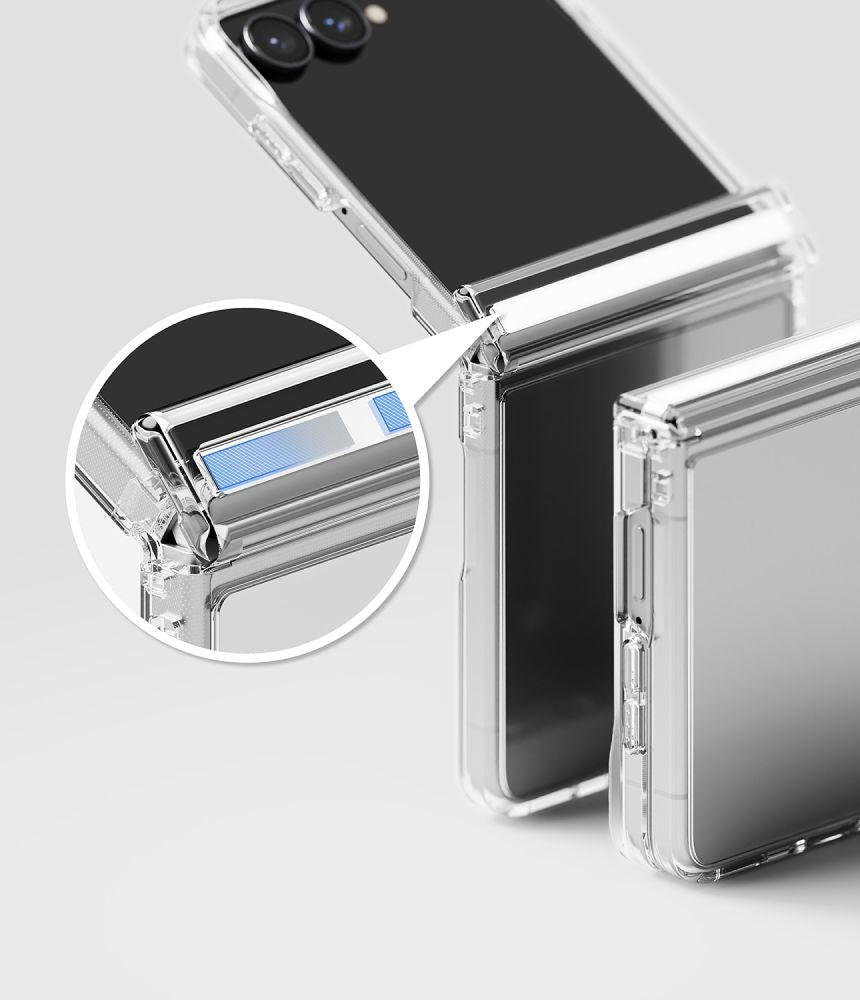 Ringke Fusion Flap Case for Samsung Galaxy Z Flip 8 - Transparent_4