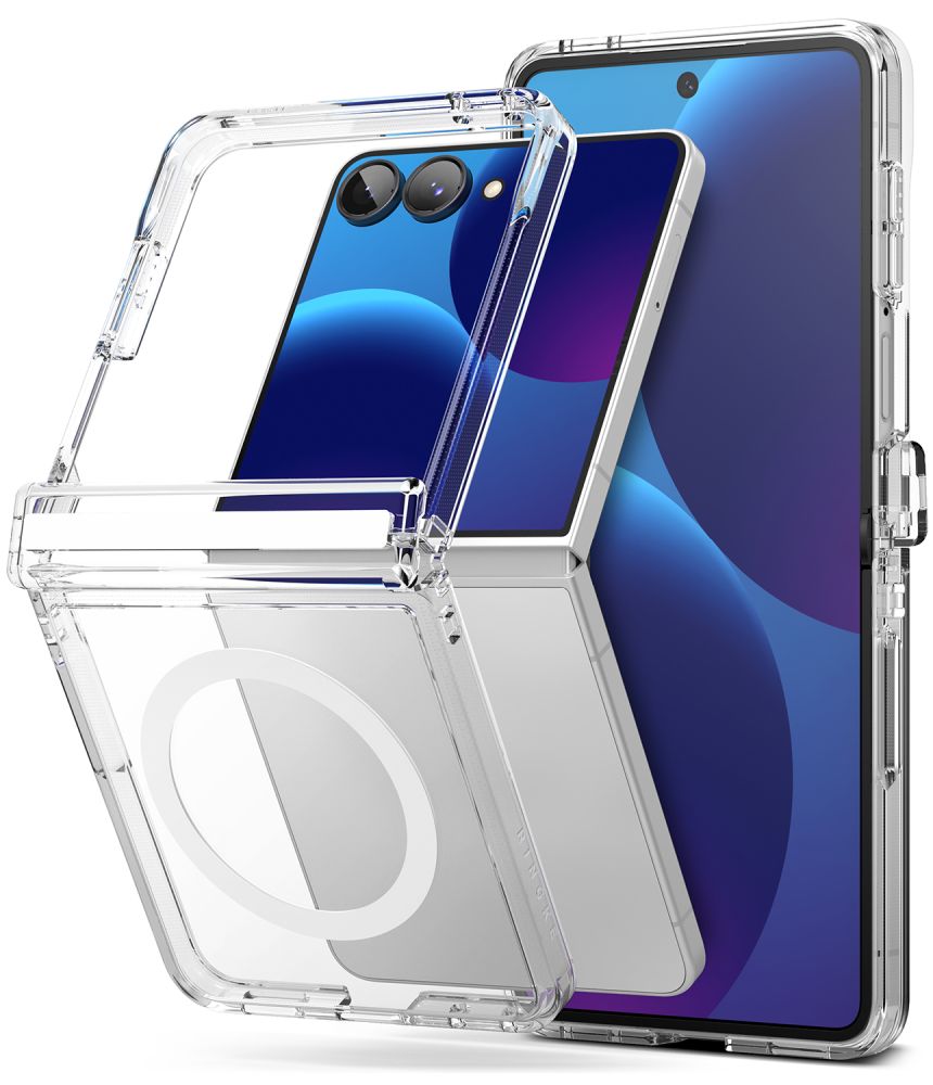 Ringke Fusion Flap Magnetic MagSafe Case for Samsung Galaxy Z Flip 8 - Clear_0