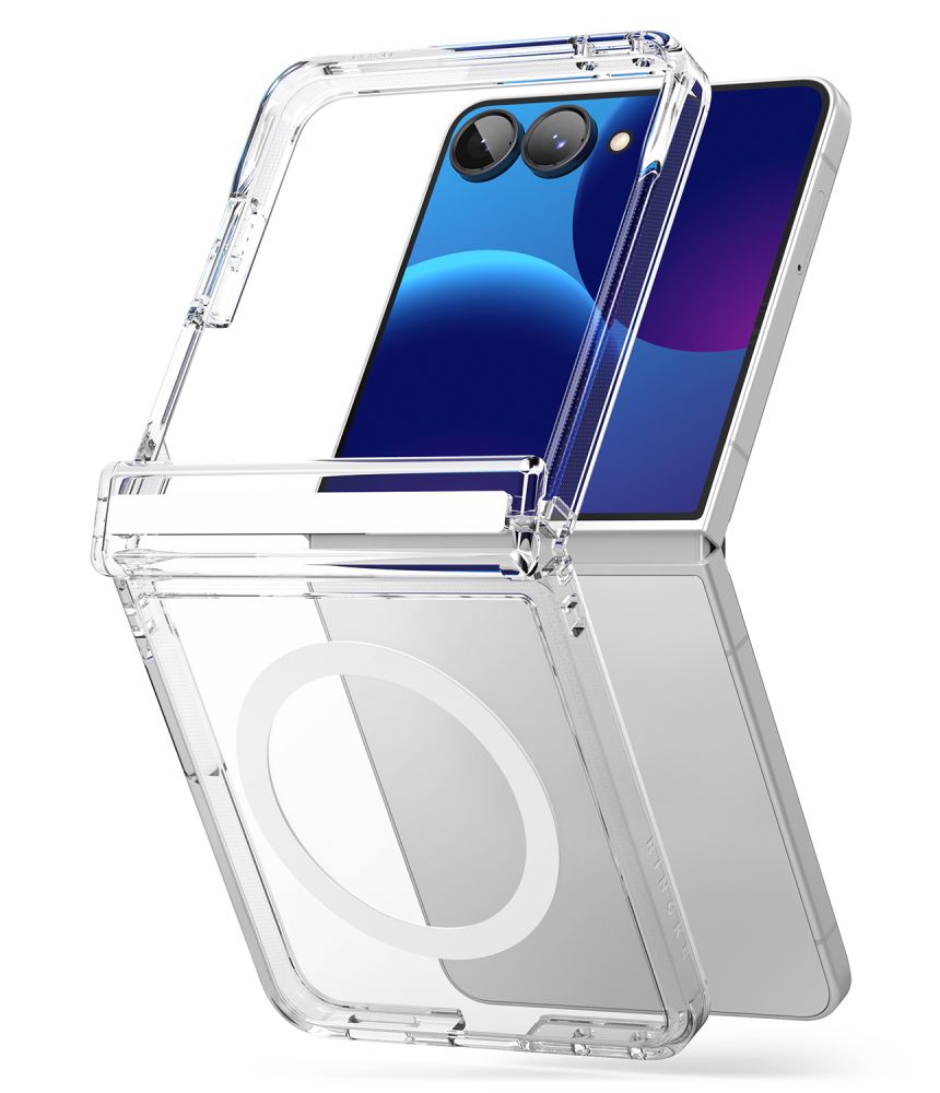 Ringke Fusion Flap Magnetic MagSafe Case for Samsung Galaxy Z Flip 8 - Clear_1