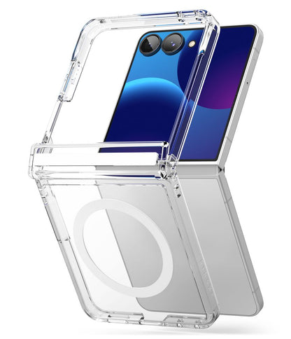 Ringke Fusion Flap Magnetic MagSafe Case for Samsung Galaxy Z Flip 8 - Clear_1
