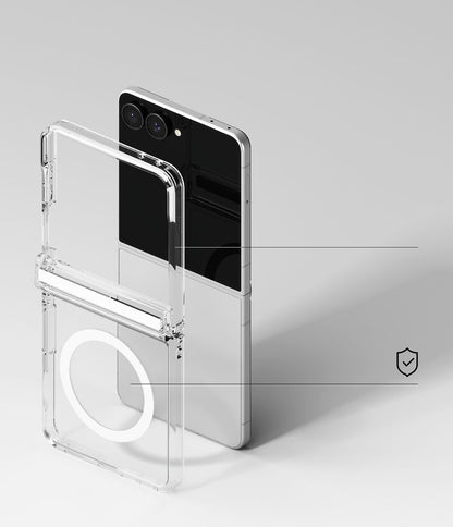 Ringke Fusion Flap Magnetic MagSafe Case for Samsung Galaxy Z Flip 8 - Clear_7