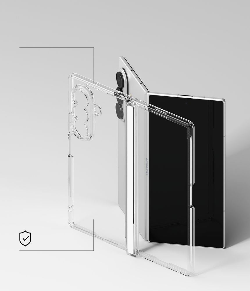 Ringke Fusion Flap Case for Samsung Galaxy Z Fold 8 Ultra - Clear_5