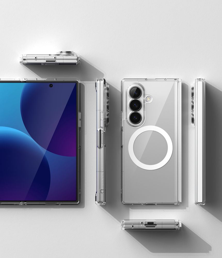 Ringke Fusion Flap Magnetic MagSafe Case for Samsung Galaxy Z Fold 8 Ultra - Clear_4