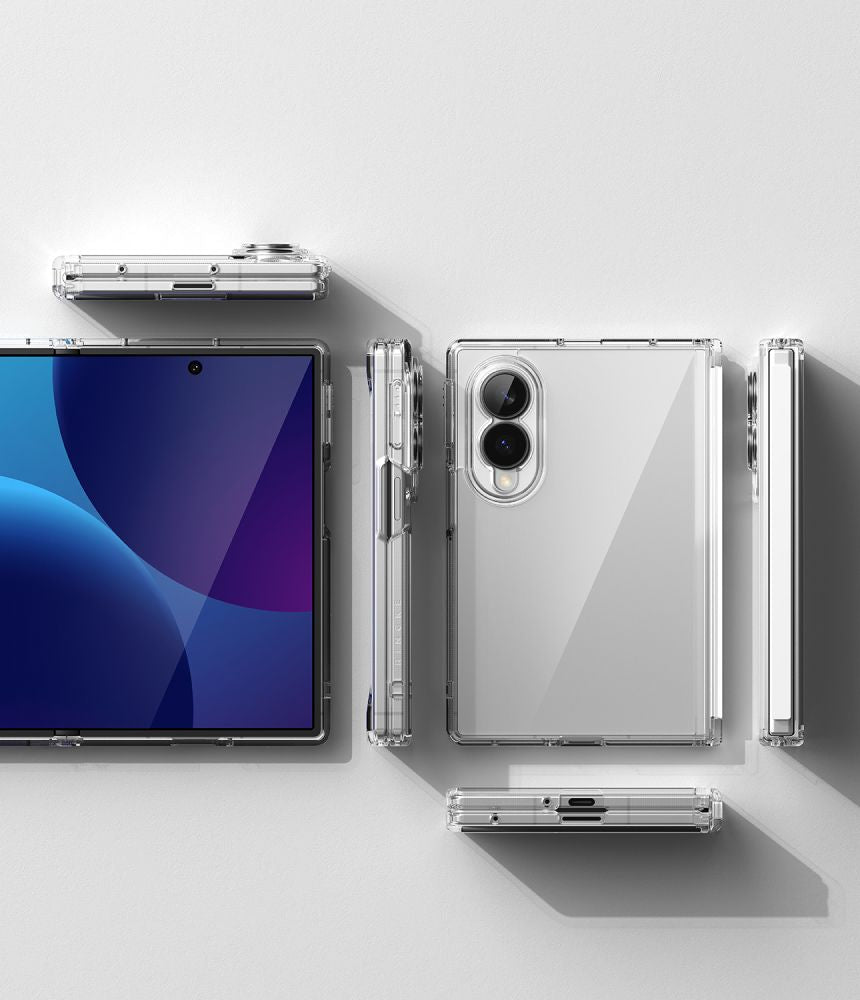 Ringke Fusion Flap Case for Samsung Galaxy Z Fold 8 - Transparent_4