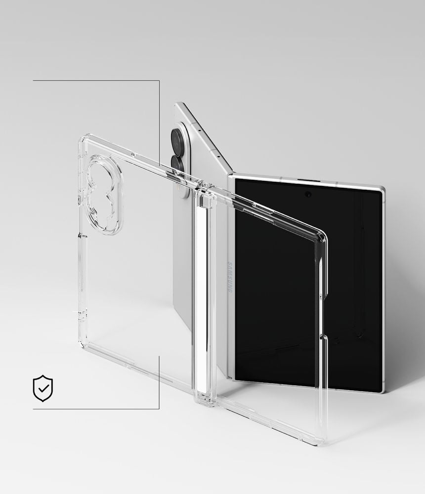 Ringke Fusion Flap Case for Samsung Galaxy Z Fold 8 - Transparent_5