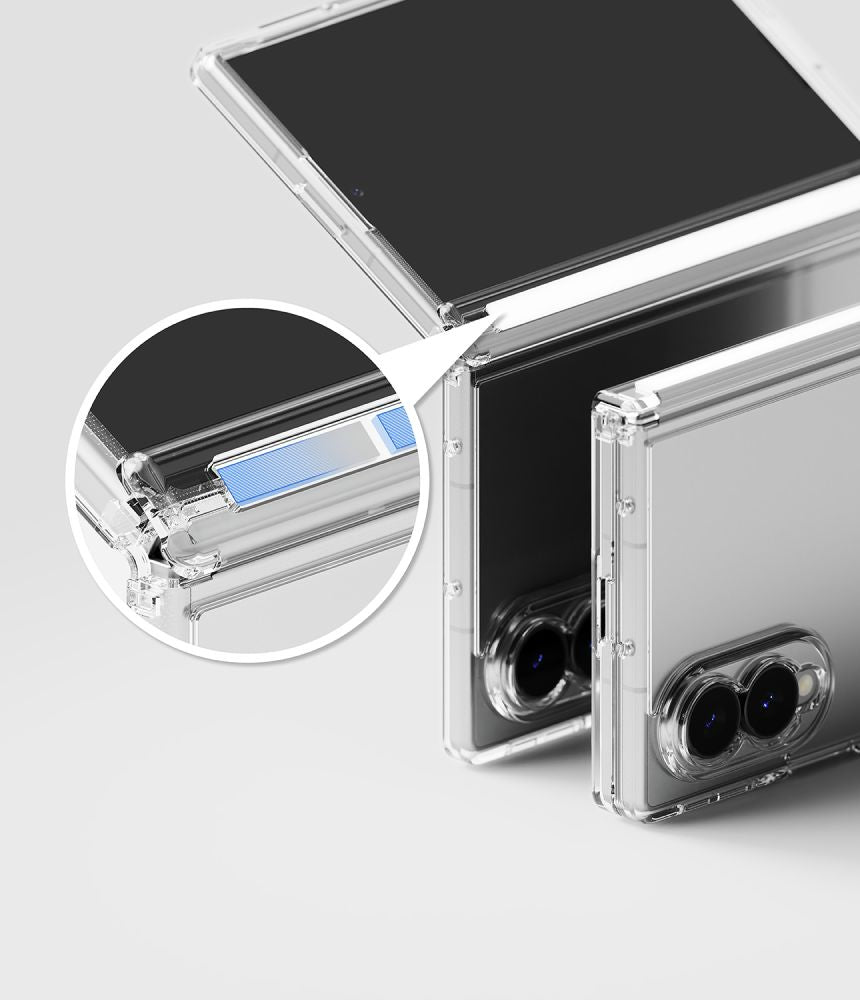 Ringke Fusion Flap Case for Samsung Galaxy Z Fold 8 - Transparent_6