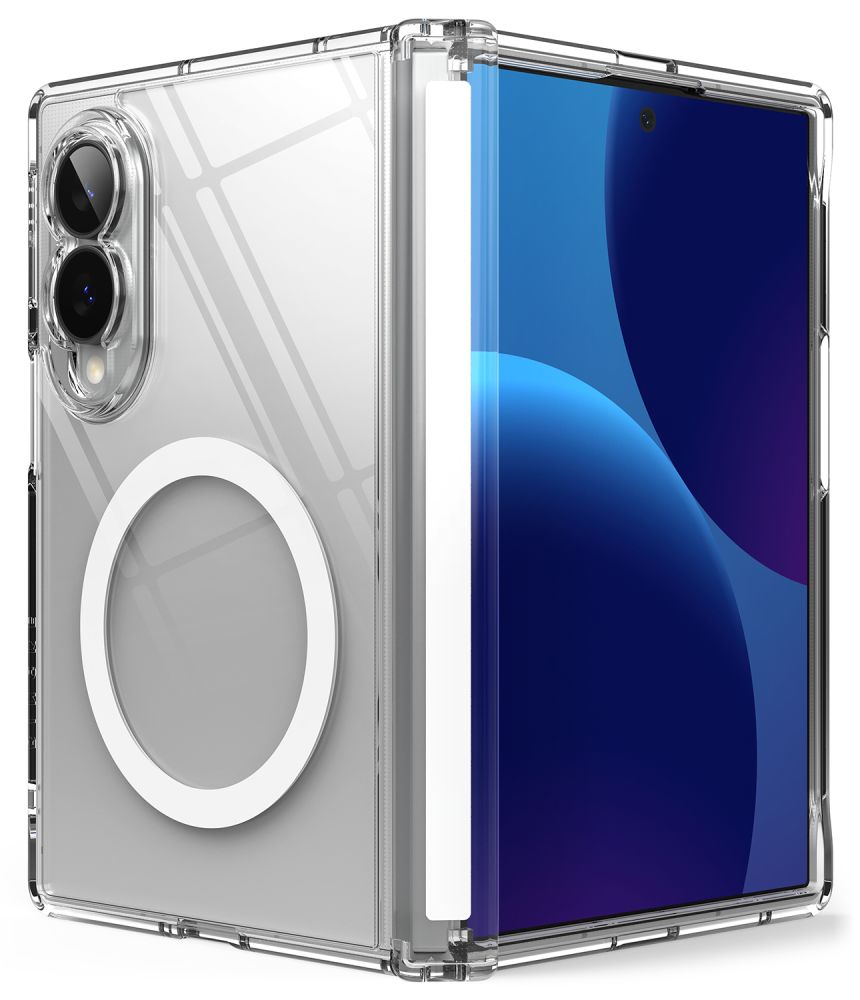 Ringke Fusion Flap Magnetic MagSafe Case for Samsung Galaxy Z Fold 8 - Clear_2
