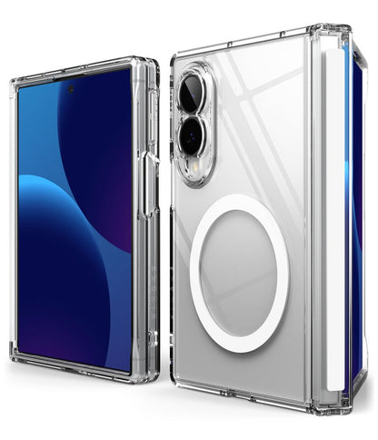 Ringke Fusion Flap Magnetic MagSafe Case for Samsung Galaxy Z Fold 8 - Clear_3