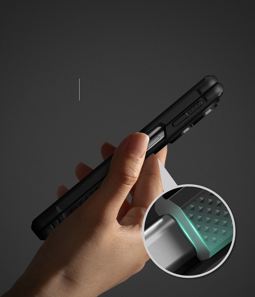 Ringke Onyx Flap Magsafe Case for Samsung Galaxy Z Fold 8 - Black_6