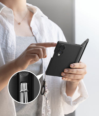 Ringke Onyx Flap Magsafe Case for Samsung Galaxy Z Fold 8 - Black_7
