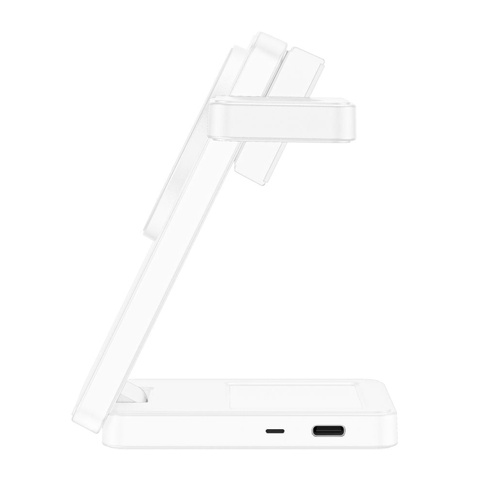 Tech-Protect A56 3in1 MagSafe 25W QI2.2 Wireless Charger + USB-C / USB-C Cable 100cm - White_2