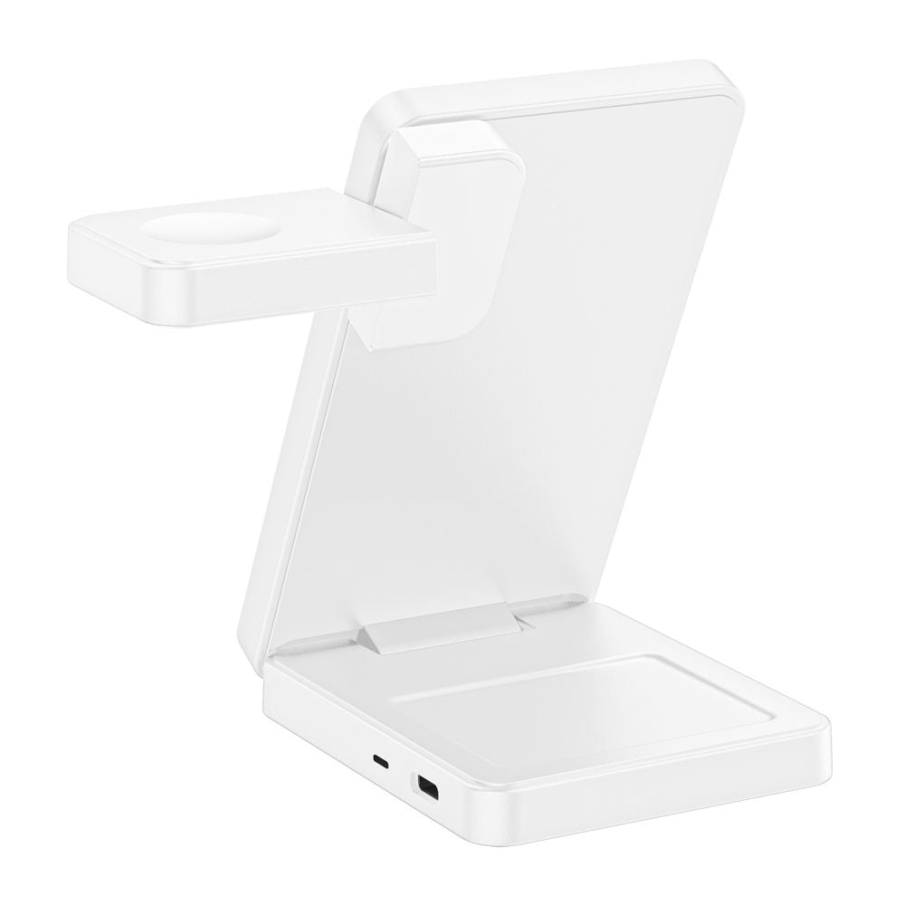 Tech-Protect A56 3in1 MagSafe 25W QI2.2 Wireless Charger + USB-C / USB-C Cable 100cm - White_3