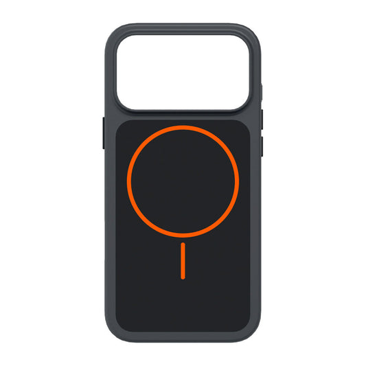 SBS D3O Core Case for iPhone 18 Pro Max / 17 Pro Max Compatible with MagSafe - Black and Orange_0