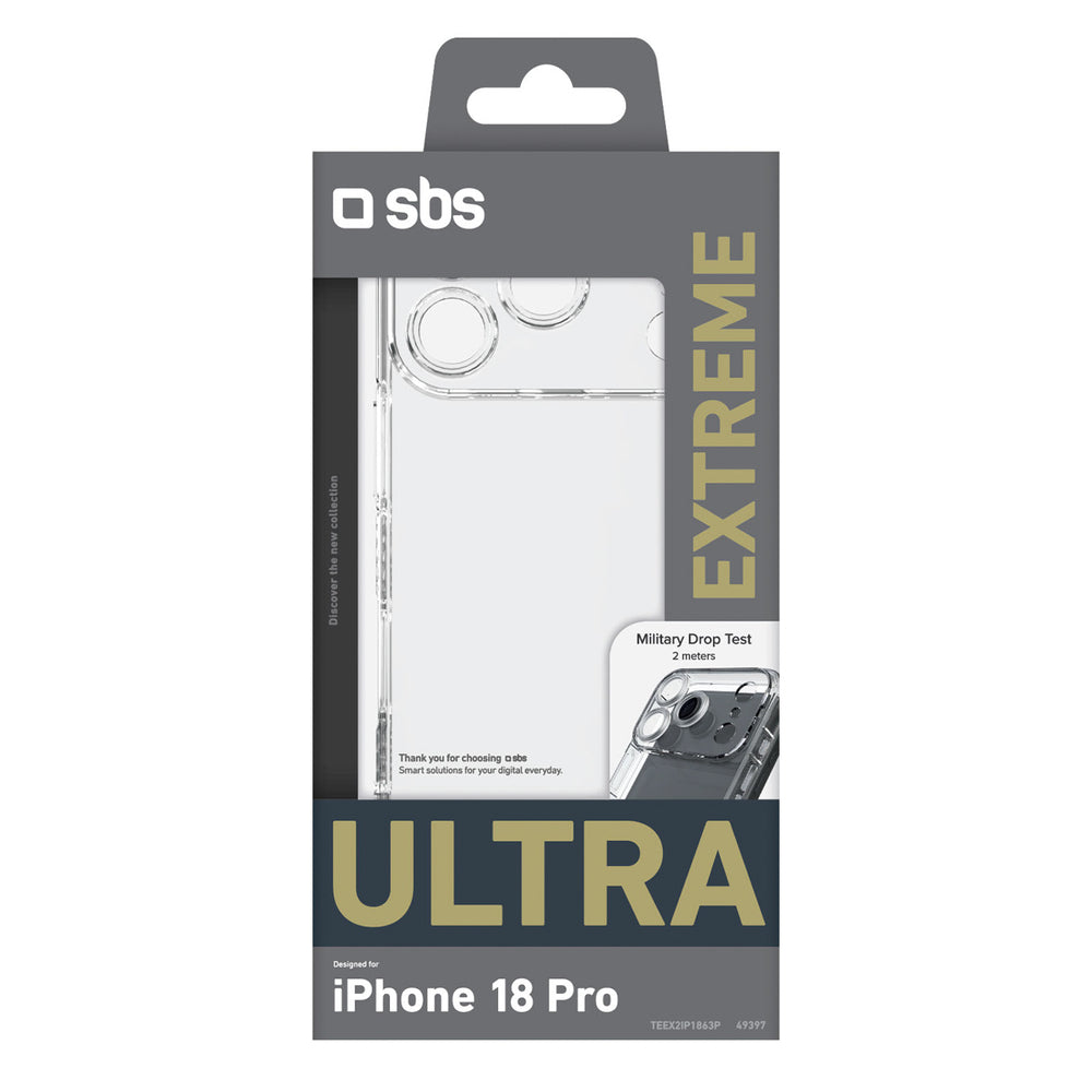 SBS Extreme X2 Ultra Case for iPhone 18 Pro / 17 Pro - Transparent_1