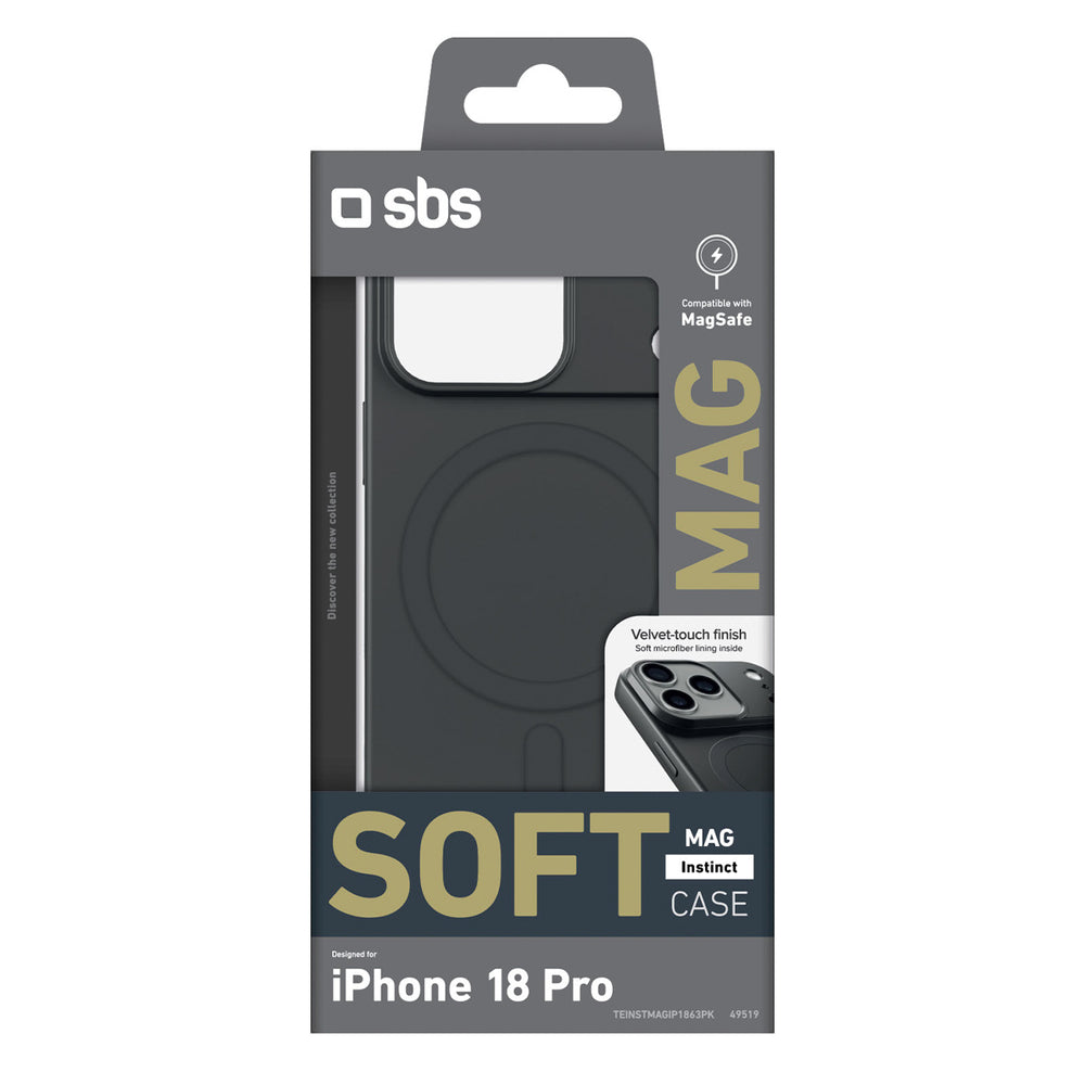 SBS Instinct Mag Case for iPhone 18 Pro / 17 Pro Compatible with MagSafe - Black_1