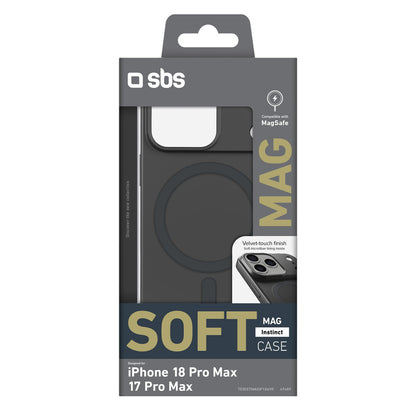SBS Instinct Mag Case for iPhone 18 Pro Max / 17 Pro Max Compatible with MagSafe - Black_1