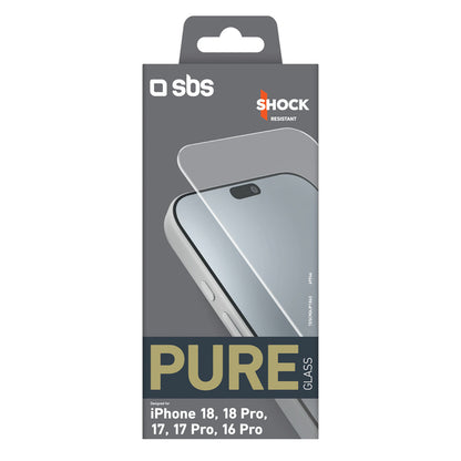 SBS Pure Glass Tempered Glass for iPhone 18 / 18 Pro / 17 / 17 Pro / 16 Pro_1
