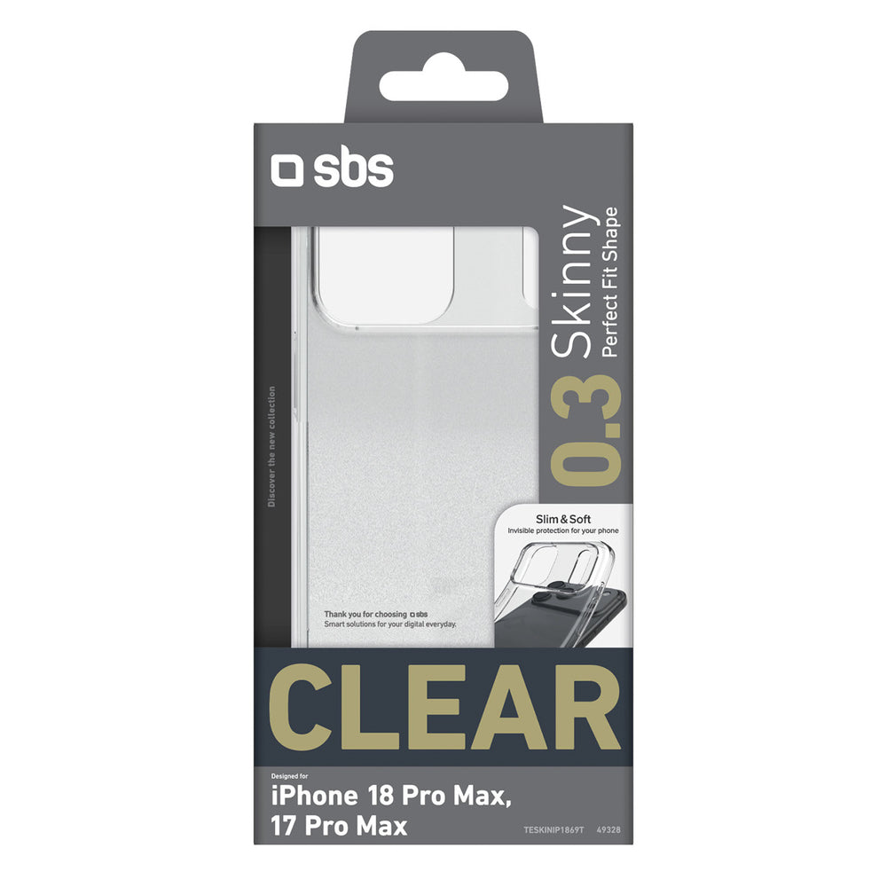 SBS Skinny Cover for iPhone 18 Pro Max / 17 Pro Max - Transparent_1
