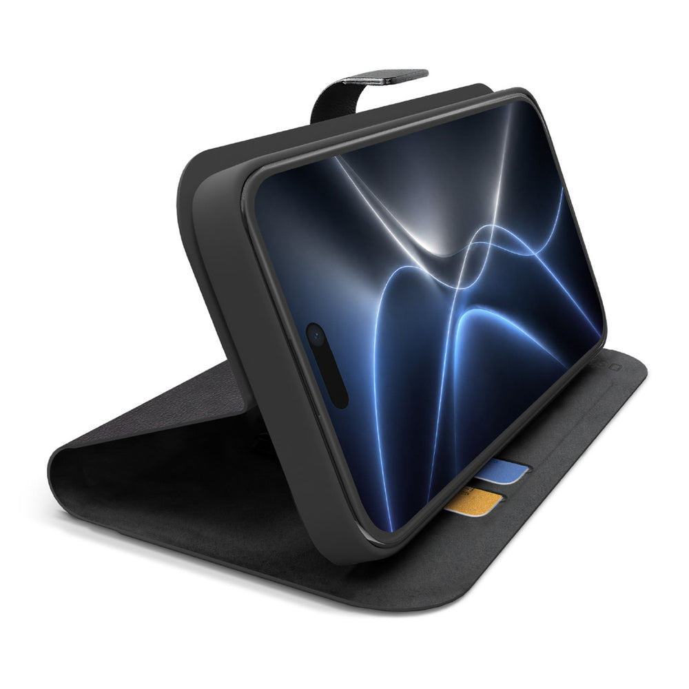 SBS Wallet Smart Case for iPhone 18 Pro with Wallet and Stand - Black_0