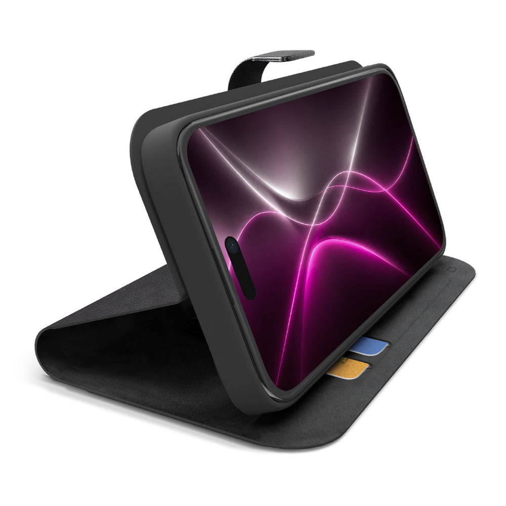 SBS Wallet Smart Case for iPhone 18 Pro Max with Wallet and Stand - Black_0