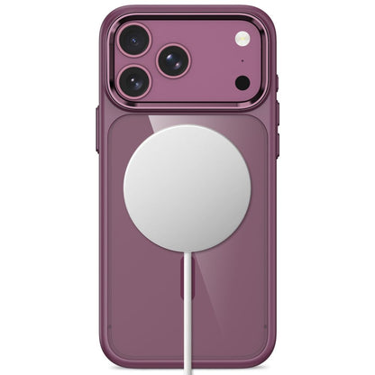 Tech-Protect Magmat Magsafe CC Case for iPhone 17 Pro / 18 Pro - Transparent Burgundy_3