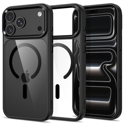 Tech-Protect Magmat Magsafe CC Case for iPhone 17 Pro Max / 18 Pro Max - Transparent Black_0