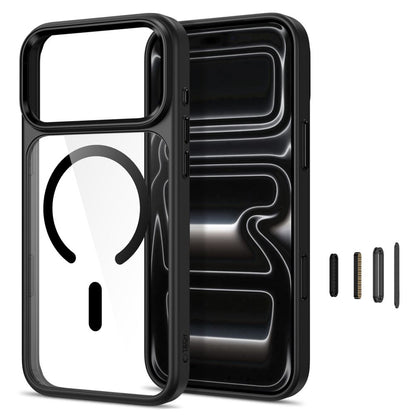 Tech-Protect Magmat Magsafe CC Case for iPhone 17 Pro Max / 18 Pro Max - Transparent Black_1