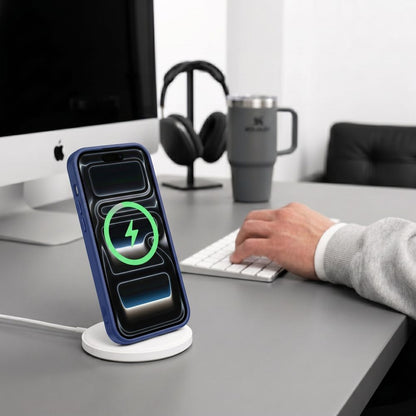 Tech-Protect Magmat Magsafe CC Case for iPhone 17 Pro Max / 18 Pro Max - Transparent Navy Blue_8