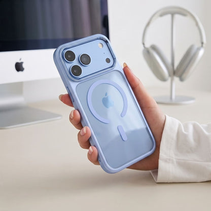 Tech-Protect Magmat Magsafe CC Case for iPhone 17 Pro Max / 18 Pro Max - Transparent Light Blue_7