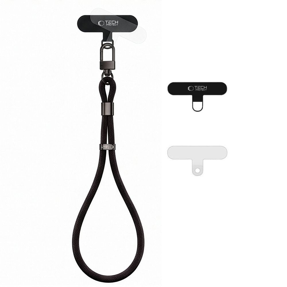 Tech-Protect C11S Rope Wrist Strap for Phone - Black_0