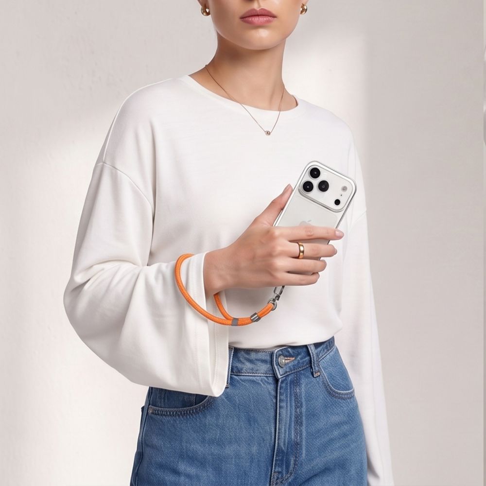 Tech-Protect C11S Rope Wrist Strap for Phone - Orange_4
