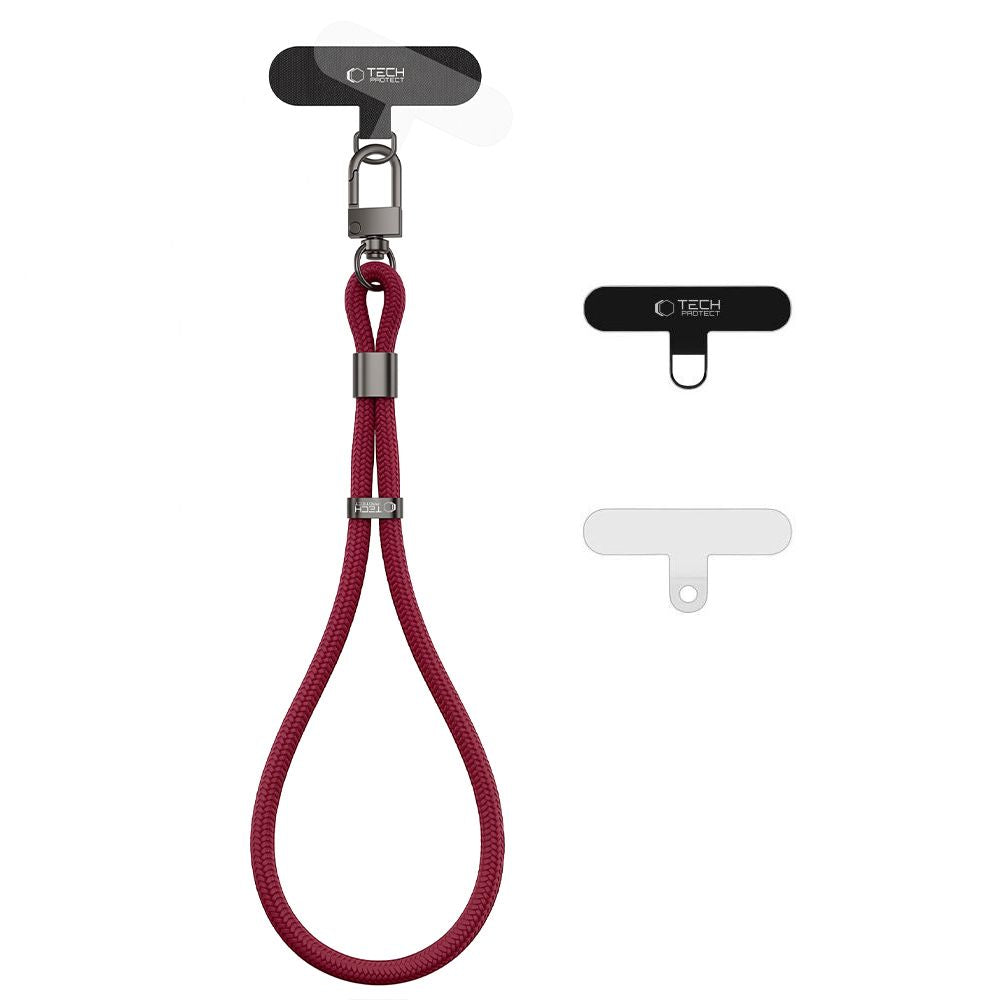 Tech-Protect C11S Rope Wrist Strap for Phone - Burgundy_0