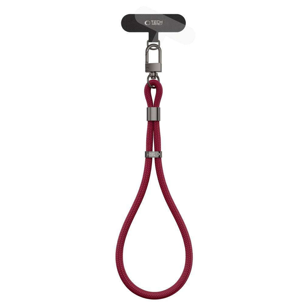 Tech-Protect C11S Rope Wrist Strap for Phone - Burgundy_1