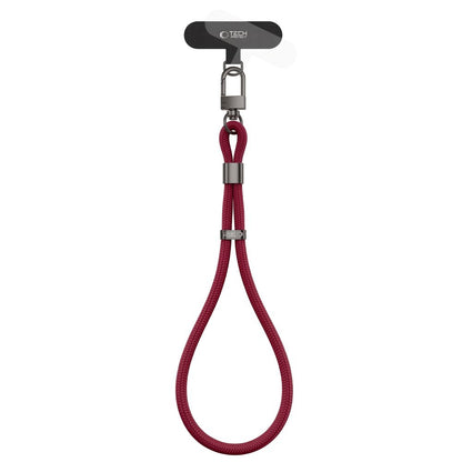 Tech-Protect C11S Rope Wrist Strap for Phone - Burgundy_1