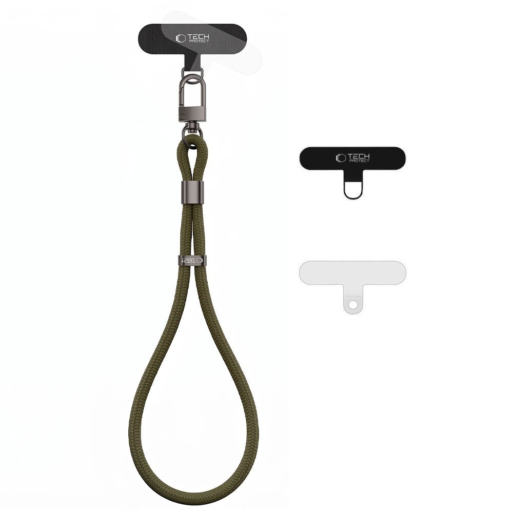 Tech-Protect C11S Rope Wrist Strap for Phone - Dark Green_0