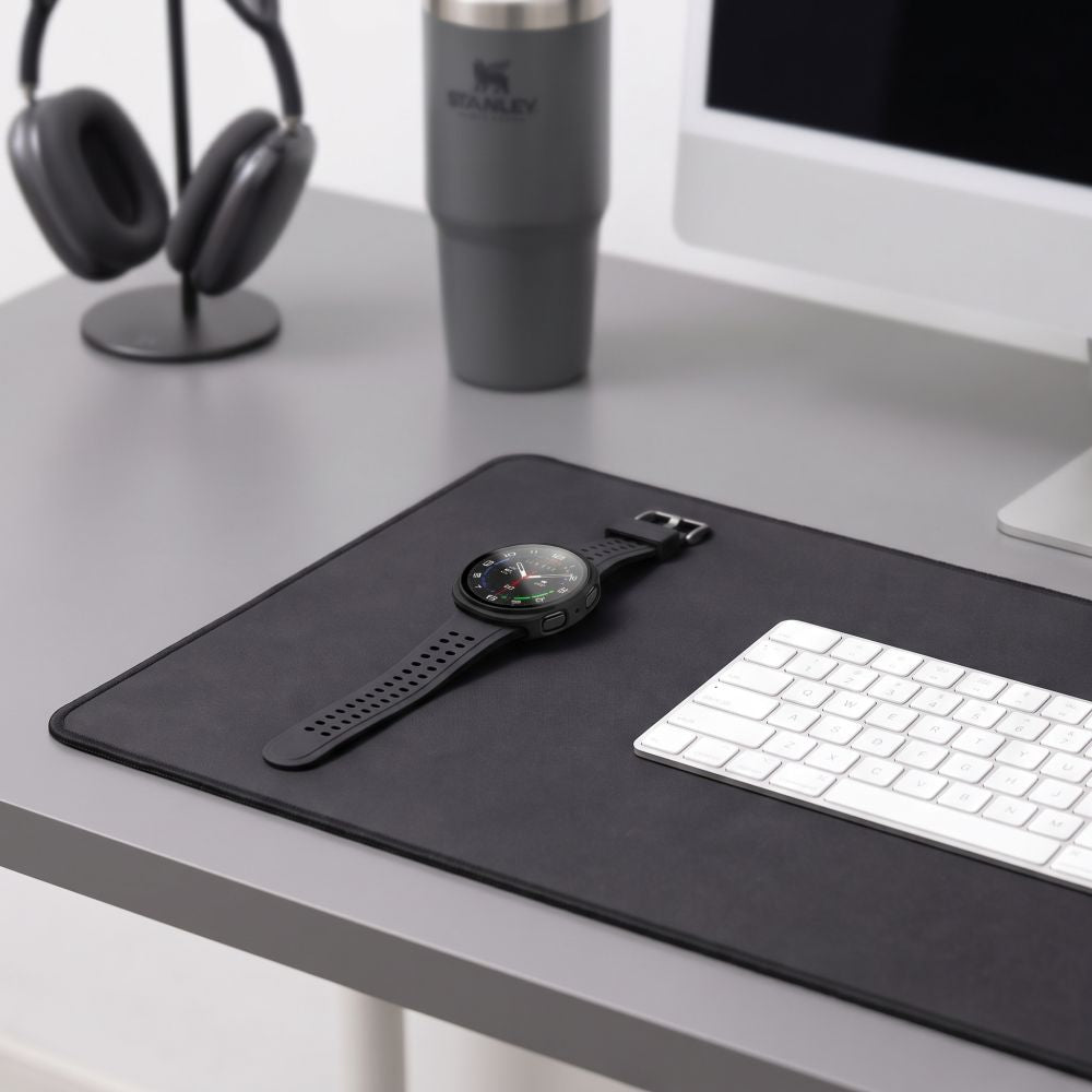 Tech-Protect Defense 2-Pack Case for Samsung Galaxy Watch 40mm - Clear Matte Black_9