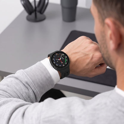 Tech-Protect Defense 2-Pack Case for Samsung Galaxy Watch 44mm - Clear Matte Black_10
