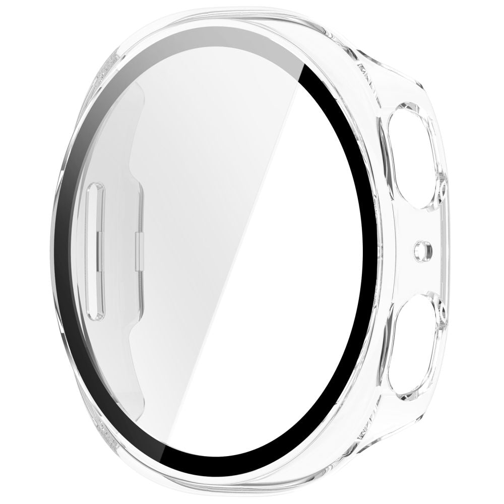 Tech-Protect Defense 2-Pack Case for Samsung Galaxy Watch 44mm - Clear Matte Black_2