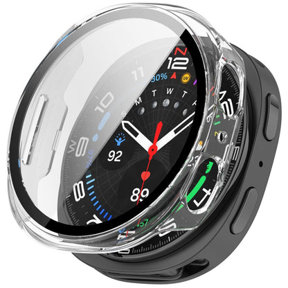 Tech-Protect Defense 2-Pack Case for Samsung Galaxy Watch 44mm - Clear Matte Black_6