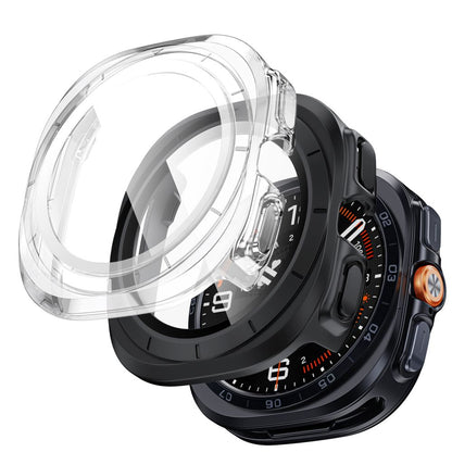 Tech-Protect Defense 2-Pack Case for Samsung Galaxy Watch Ultra 47mm - Clear Matte Black_0