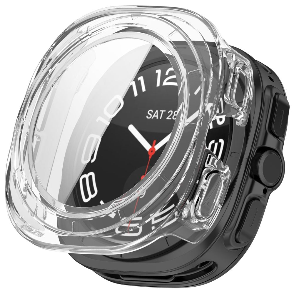Tech-Protect Defense 2-Pack Case for Samsung Galaxy Watch Ultra 47mm - Clear Matte Black_6