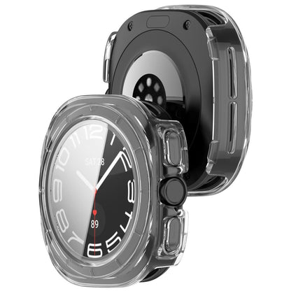 Tech-Protect Defense 2-Pack Case for Samsung Galaxy Watch Ultra 47mm - Clear Matte Black_8