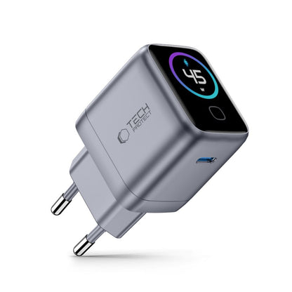 Tech-Protect PowerVision NC45W-GaN 1-Port PD 45W Wall Charger - Dark Gray_1