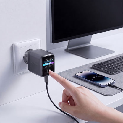 Tech-Protect PowerVision NC45W-GaN 1-Port PD 45W Wall Charger - Dark Gray_6