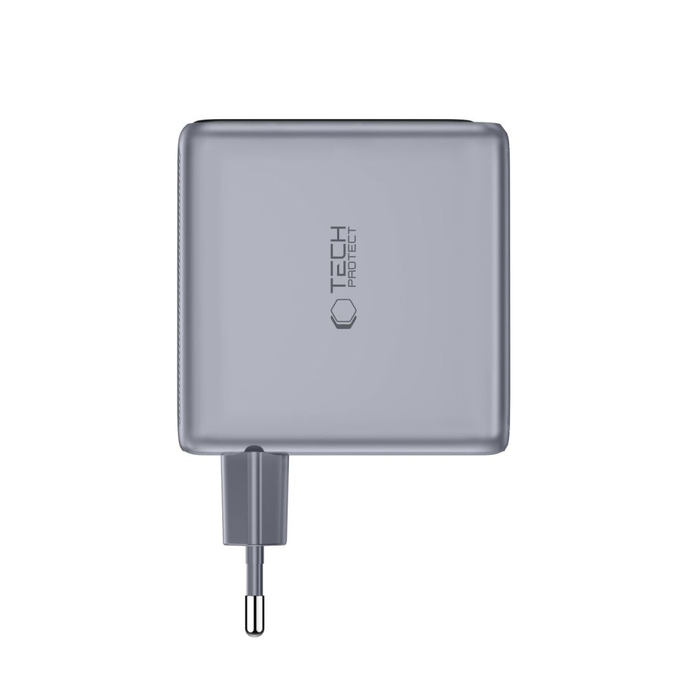 Tech-Protect PowerVision NC140W-GaN 4-PORT PD 140W / QC3.0 Wall Charger - Dark Gray_2