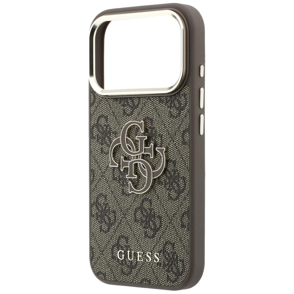 Guess 4G &amp; Big Resin Logo Case for iPhone 17 Pro / 18 Pro - Brown_5